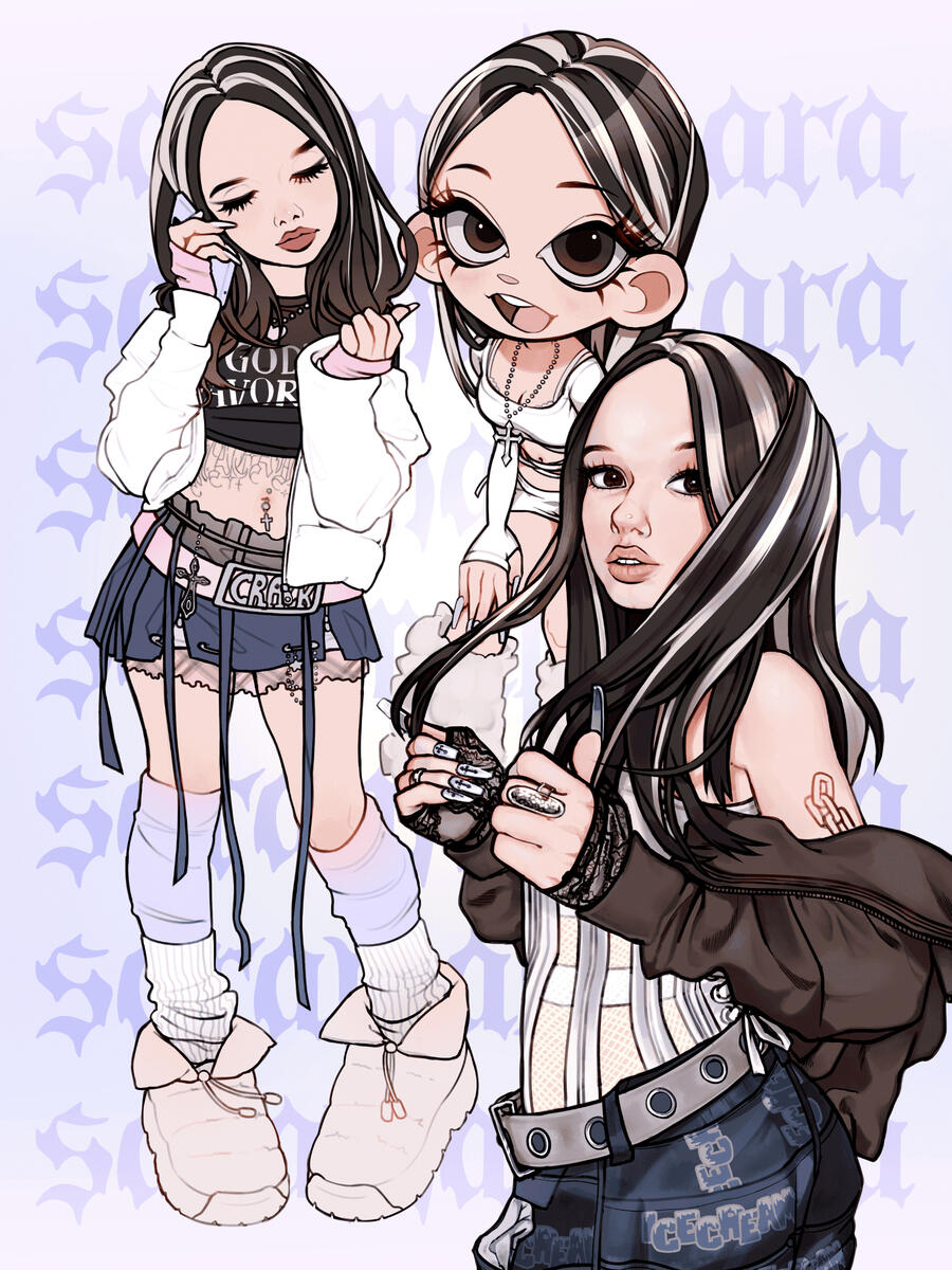 art study of @saramalacara, 2023